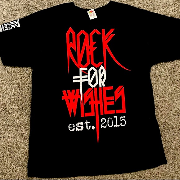 Rock For Wishes Concert Tee Shirt - Picture 2 of 3